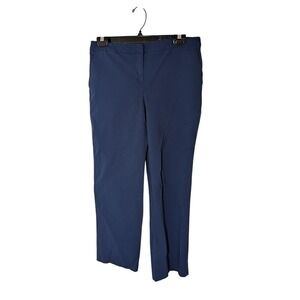 IZOD Women's Navy Blue Dress‎ Pants Stretch Career Work Trousers Size 8